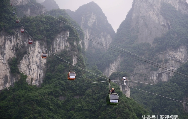 张家界天门山索道多长（中国十大著名索道缆车一览）