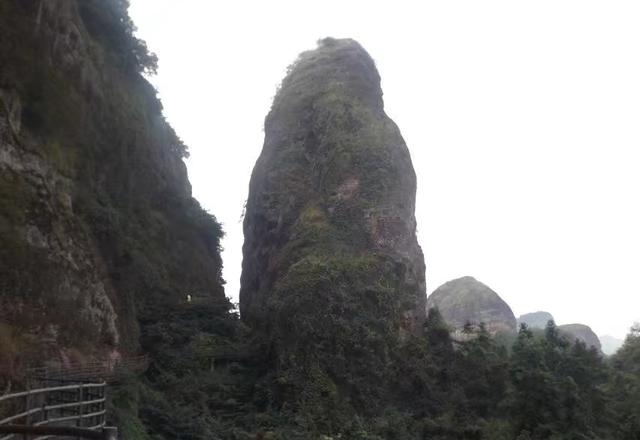 龙虎山最高峰是什么（江西龙虎山悬崖上的栈道）