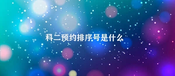 科二预约排序号是什么 排序号对护士学习护理学科二的重要性