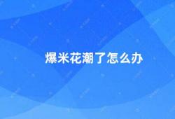 爆米花潮了怎么办（如何在家制作美味爆米花）