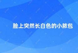 脸上突然长白色的小脓包（如何有效预防和治疗脸上的小脓包）