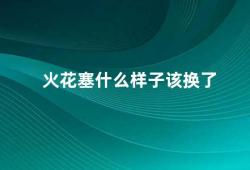 火花塞什么样子该换了（如何判断火花塞是否需要更换）