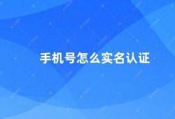 手机号怎么实名认证（手机号实名认证保障个人信息安全）