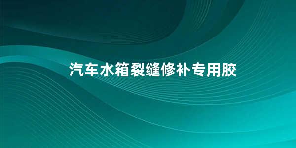 汽车水箱裂缝修补专用胶