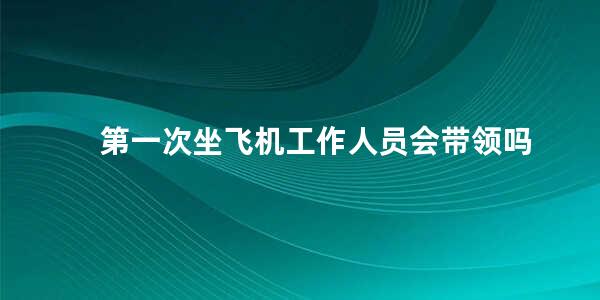 第一次坐飞机工作人员会带领吗